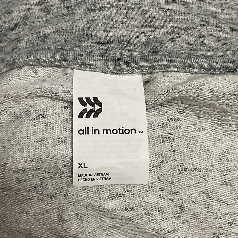 ALL IN MOTION GRAY ACTIVEWEAR PULLOVER - SZ XL - Picture 9 of 9